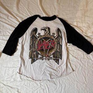 Slayer “The Final Campaign” Double Sided Raglan Tour Tee